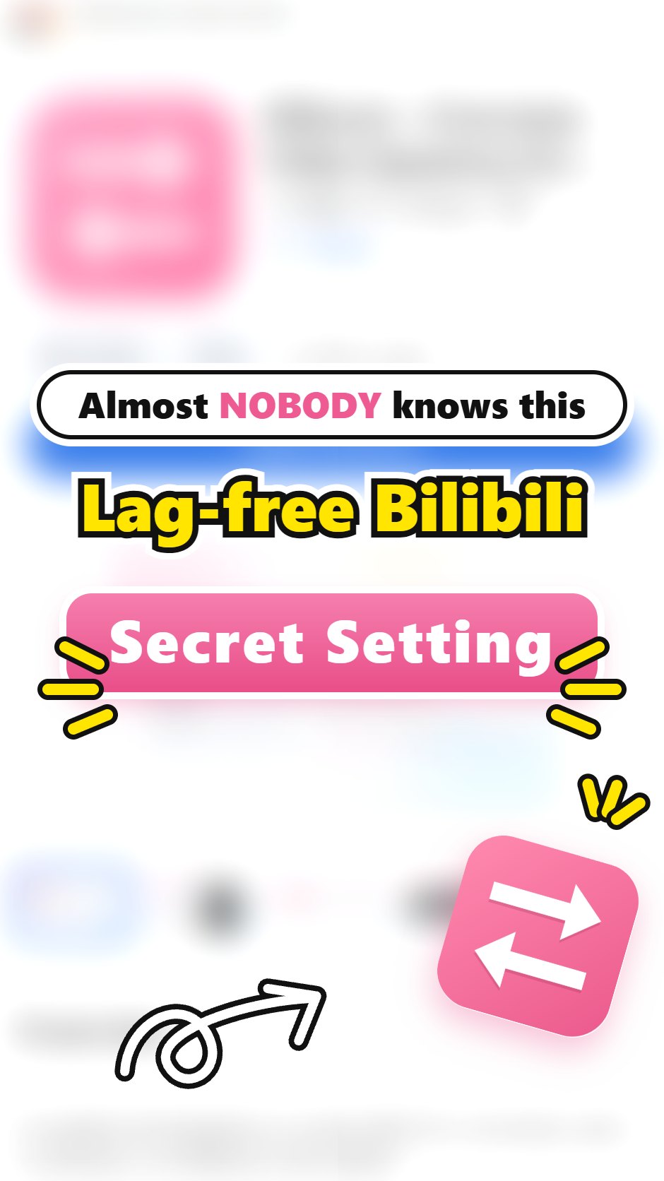 Cover: almost nobody knows this, the secret setting for lag-free Bilibili